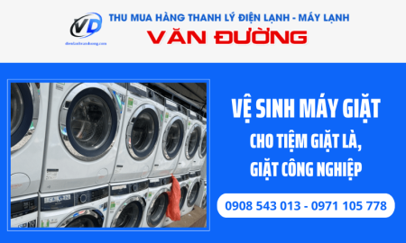 Dịch vụ vệ sinh máy giặt định kỳ cho tiệm giặt là - giặt công nghiệp tại TP.HCM
